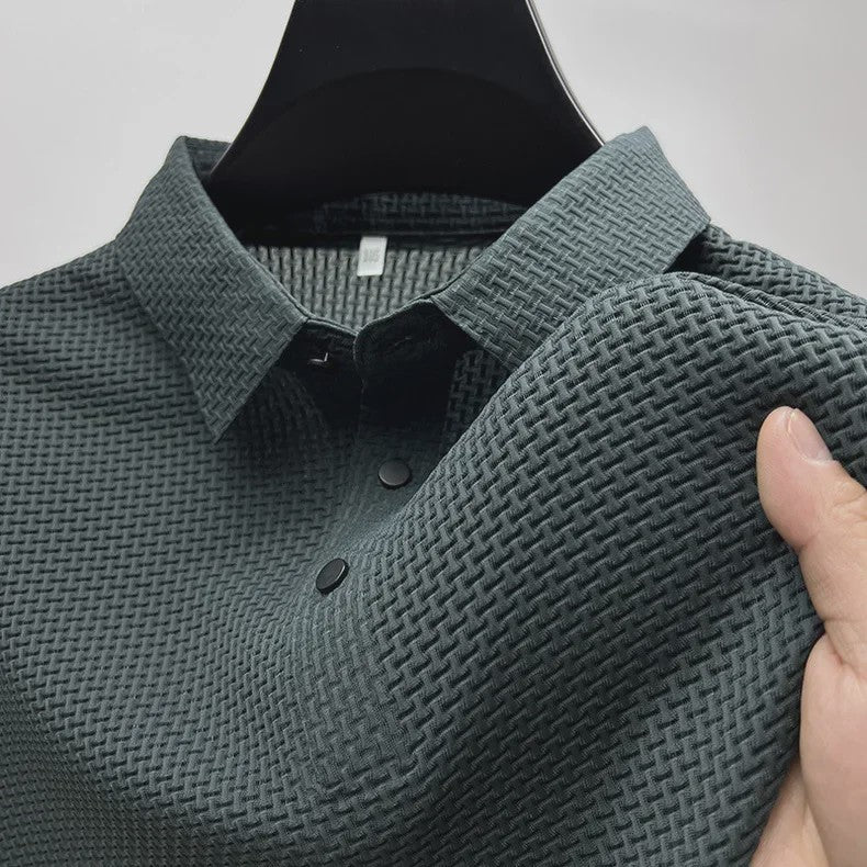 Heren Poloshirt van IJzige Zijde - Ademend & Modieus Zomer T-shirt tot 6XL