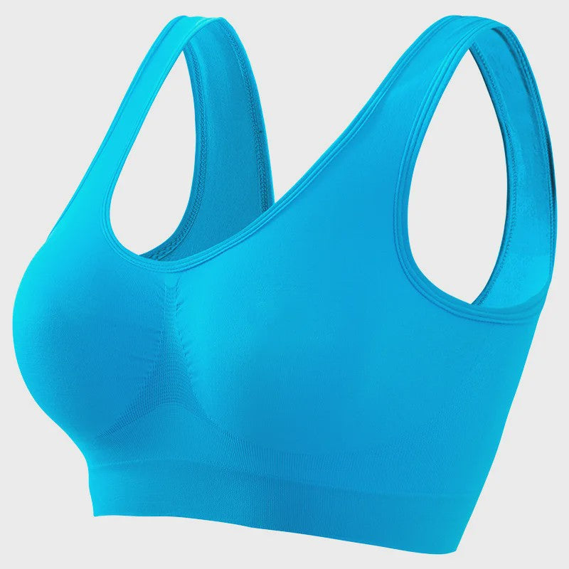 Naadloze Push-Up Sport BH - Ademende Bralette zonder beugel, Crop Top Lingerie voor Dames (S-5XL)