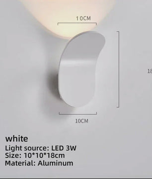 Moderne Scandinavische LED Wandlamp - Stijlvol Licht voor Woonkamer, Slaapkamer & Hal