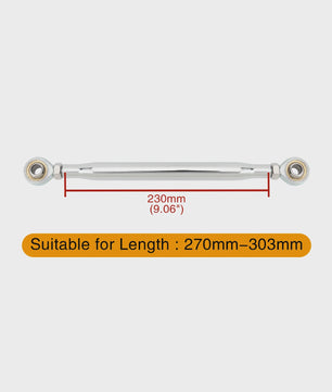 Universele Motor Schakelstang Linkage - 50mm tot 370mm - Verstelbaar