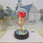 Eeuwige Roos met LED Licht - Magische Folie Bloem voor Valentijn, Kerst & Decoratie