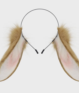 Pluche Konijnenoren Haarband - Feestelijk Accessoire voor Cosplay & Feesten