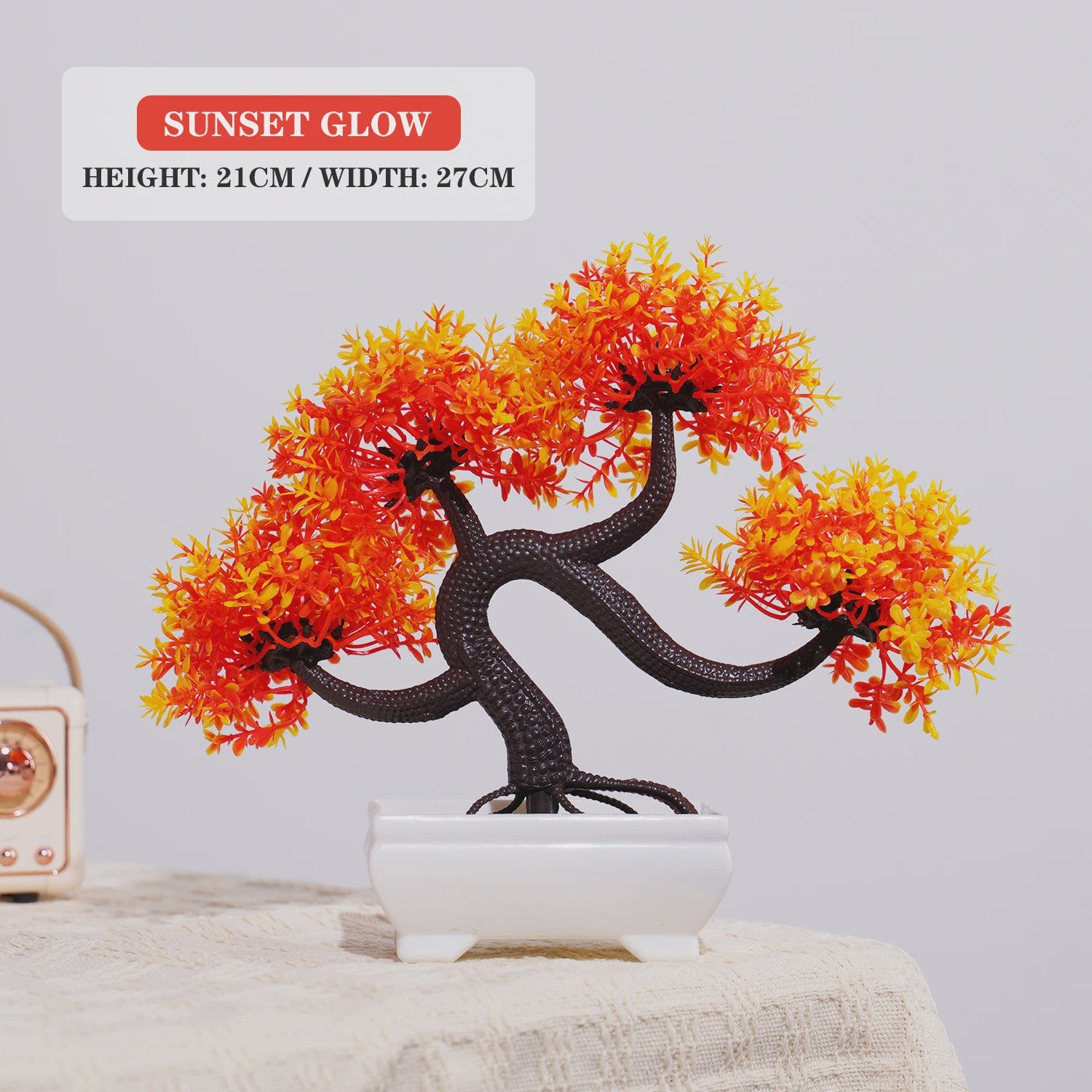 Kunst Bonsai Boom Potted Plant - Decoratieve Kunstplant voor Huis & Kantoor