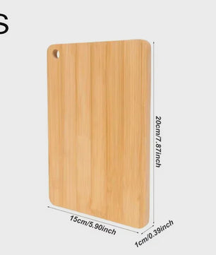 Set van 3 Bamboe Houten Snijplanken met Handvat en Sapgoot - Dubbelzijdig