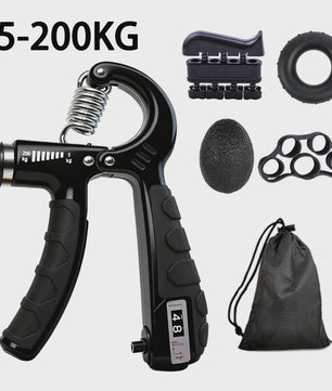 Verstelbare Hand Grip Kracht Trainer Set (100/200kg) met Teller - Hand, Pols & Onderarm Oefening