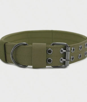 Tactische Hondenhalsband - Duurzaam Nylon Militaire Stijl voor Middelgrote tot Grote Honden