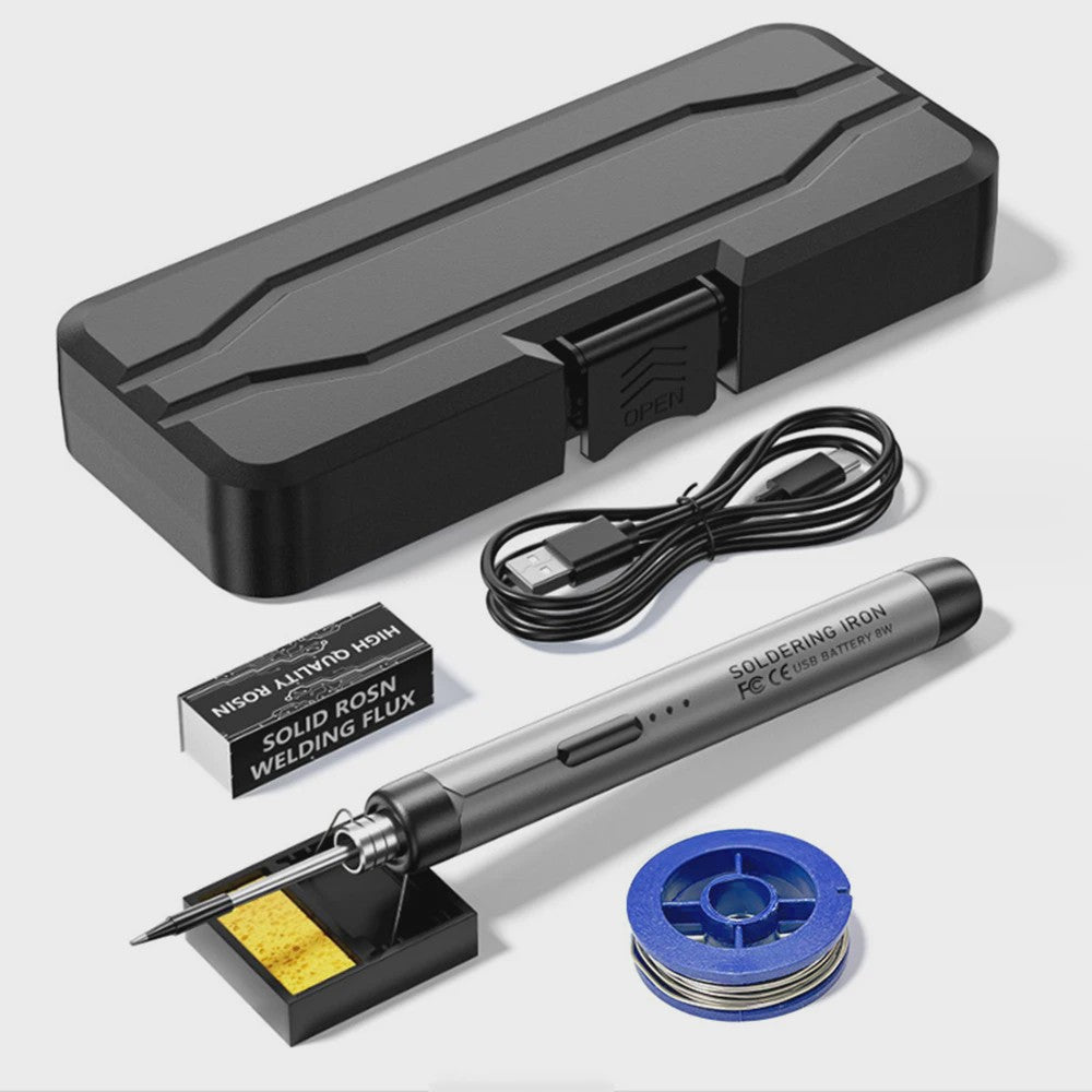 Draagbare USB Digitale Soldeerbout met Instelbare Temperatuur (300-450°C) en Type-C Opladen