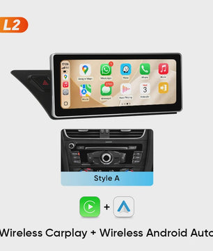 AINAVI Multimedia Systeem voor Audi A4/A5/S4/S5/RS4/RS5 (2008-2016) met Carplay & Android Auto