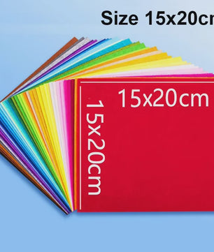 Set Vilt Stof Vellen - Assorti Kleuren - 1mm Dik - DIY Knutselen & Naaien