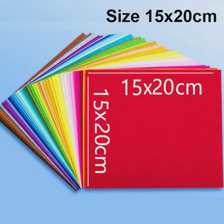 Set Vilt Stof Vellen - Assorti Kleuren - 1mm Dik - DIY Knutselen & Naaien