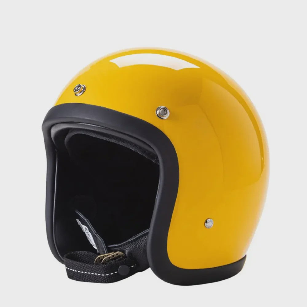 Retro Open Face Motorhelm 500TX - Compacte Vorm, Japanse/Koreaanse Stijl
