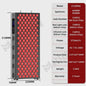 Professioneel Rood & Near Infrared LED Therapie Paneel - 630nm/660nm/850nm Dual Chip