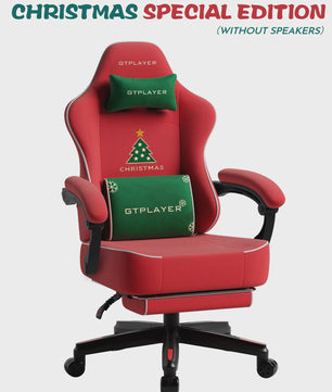 GTPLAYER Ergonomische Gaming Stoel met Voetensteun en Muziek Speakers tot 150kg