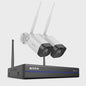 Annke 8MP Draadloos CCTV Systeem: 16-Kanaals NVR, 4K PoE WiFi Camera's met Tweeweg Audio
