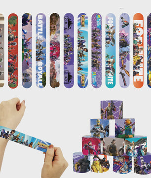 Fortnite Feestdecoratie Set: Beker, Bordjes, Tafelkleed & Meer voor Verjaardagen