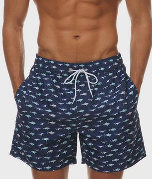 Herenshorts met Zomerse Print - Zwembroek, Strandshort & Sportbroek met Zakken