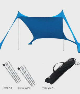 Pop-Up Strandtent met UV-bescherming UPF 50+ | Ultralichte Zonnescherm Luifel voor Camping en Picknicks