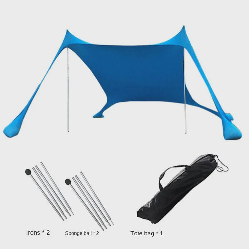 Pop-Up Strandtent met UV-bescherming UPF 50+ | Ultralichte Zonnescherm Luifel voor Camping en Picknicks