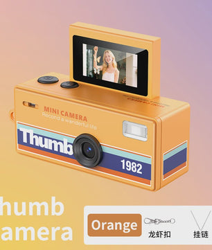 Retro Mini Digitale Camera met Sleutelhanger & Flip Screen - 720P Video Recorder