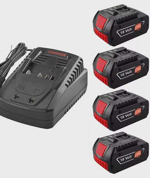 Bosch 18V 8.0Ah Li-ion Accu - Krachtige Vervanging voor GBA, GSR, GSB Power Tools