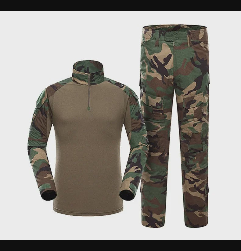 Tactisch Camouflage Uniform Set: Shirt & Broek voor Outdoor Activiteiten