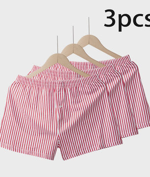 3-Pack Katoenen Boxershorts Heren - Zomer, Los, Ademend & Comfortabel