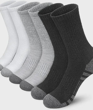 Heren Sportsokken 6/12 Paar - Comfortabel, Ademend & Duurzaam voor Outdoor, Gym & Voetbal
