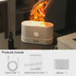 Vlam Effect Aroma Diffuser & Luchtbevochtiger met 7 Kleuren LED - USB