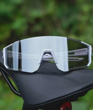 Sportzonnebril Oversized Mirror Lens - Lichtgewicht & UV-bescherming voor Heren & Dames