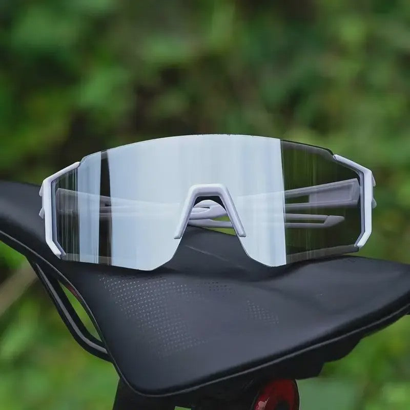 Sportzonnebril Oversized Mirror Lens - Lichtgewicht & UV-bescherming voor Heren & Dames