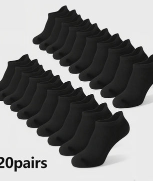 10/20 Paar Heren Enkel Sokken - Ademend Mesh, Sport & Casual, Zomer