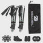 Set van 2 Ultralichte Opvouwbare Trekkingstokken - Telescopisch, Verstelbaar voor Wandelen, Outdoor & Camping