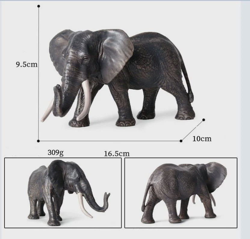 Realistische PVC Dierenfiguren Set: Wilde Dieren Collectie