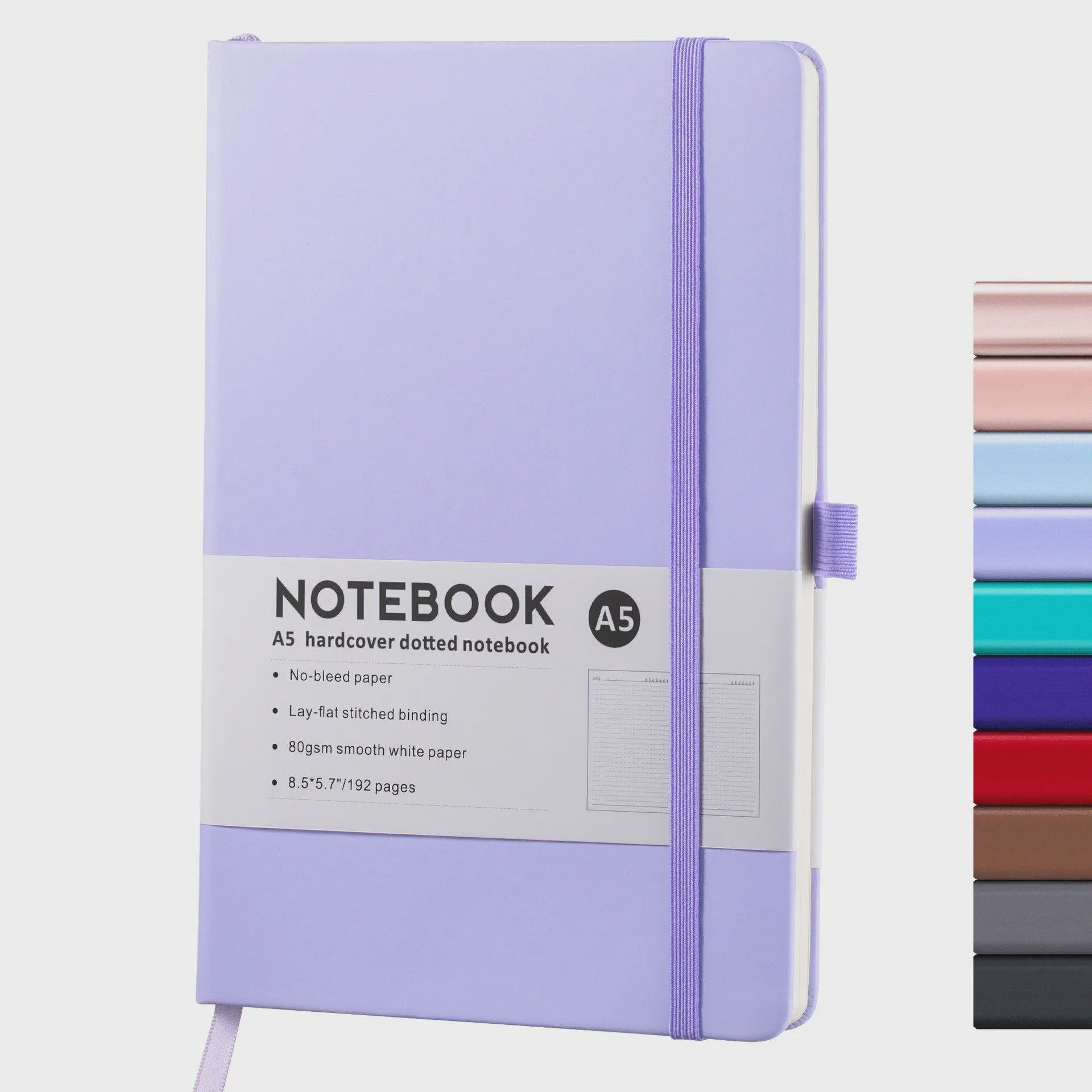 Hardcover A5/A6 Notitieboek met Elastische Band - PU Leer Dagboek