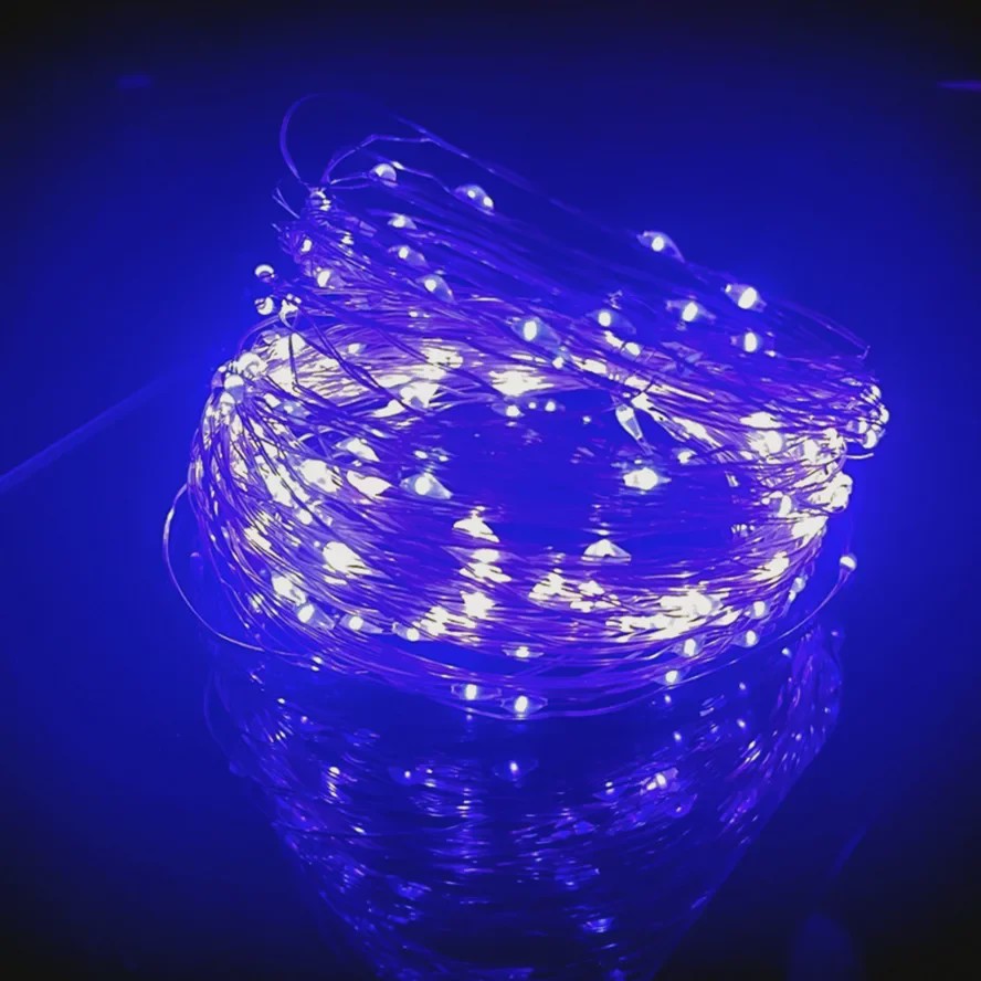 Waterdichte LED Snoer Verlichting - 1-5M Koperdraad - Batterij Aangedreven - Feest & Kerst Decoratie