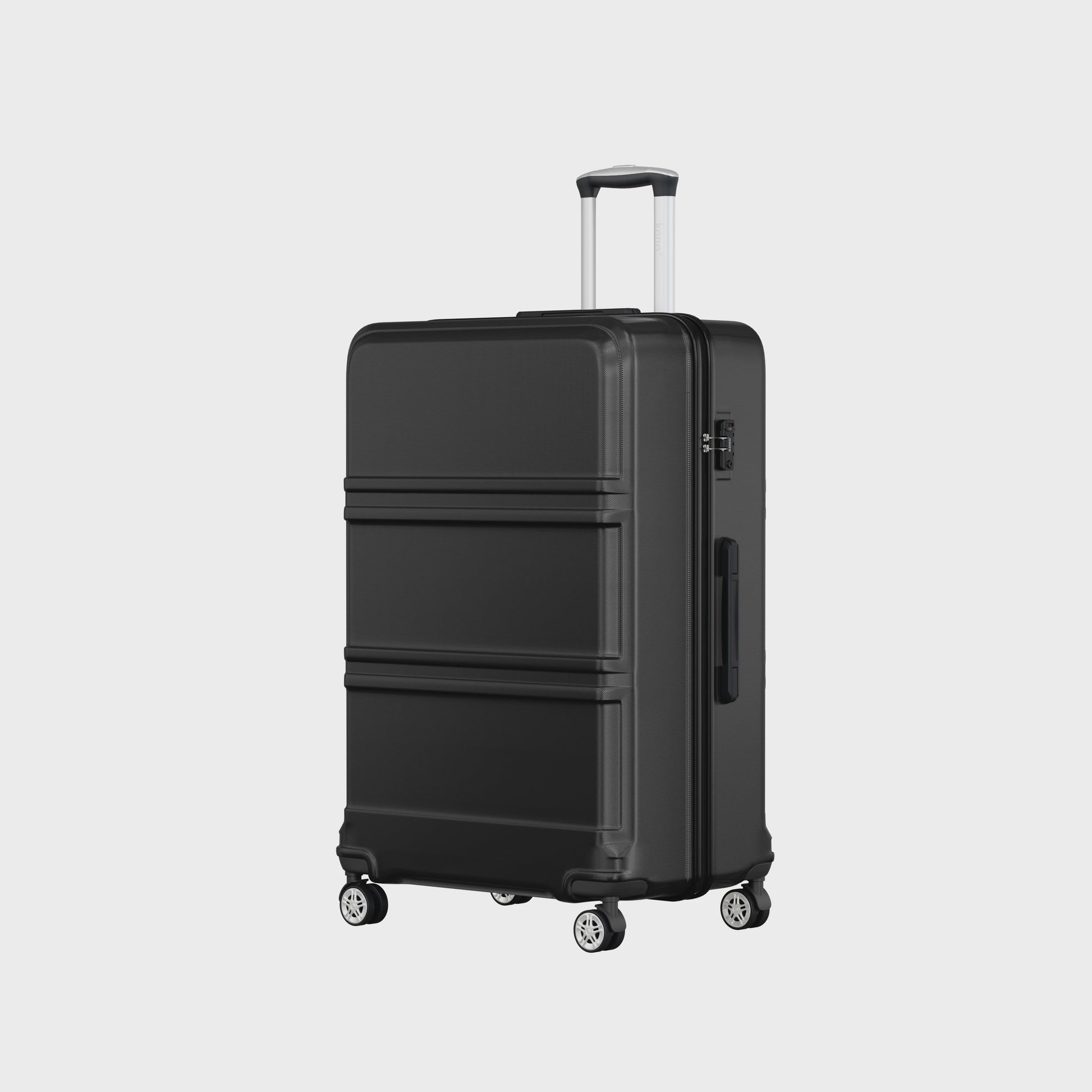 KONO Lichtgewicht ABS+PC Koffer met 4 Twin Wheels en TSA Slot - 36L tot 141L