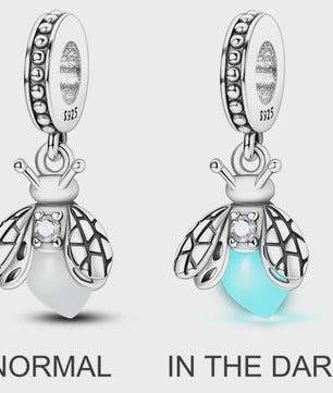 925 Sterling Zilveren Bedel: Vlinder & Vuurvliegje - DIY Sieraden voor Armband & Ketting