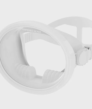 Retro Duikmasker Ovaal met Panoramisch Zicht - Duiken & Snorkelen