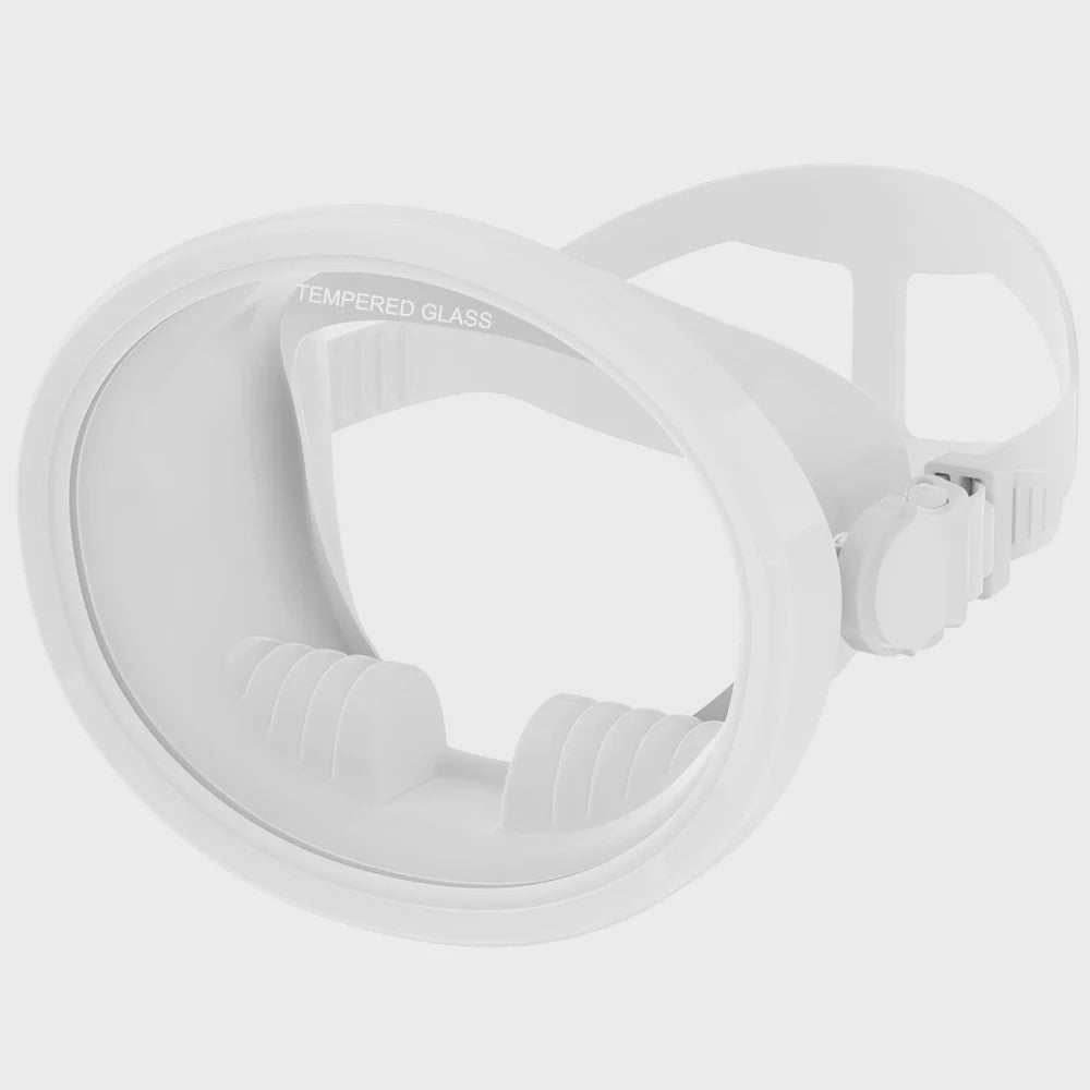 Retro Duikmasker Ovaal met Panoramisch Zicht - Duiken & Snorkelen
