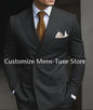 Luxe Bruin Herenpak - Double Breasted, Peak Lapel, Slim Fit Blazer & Pantalon
