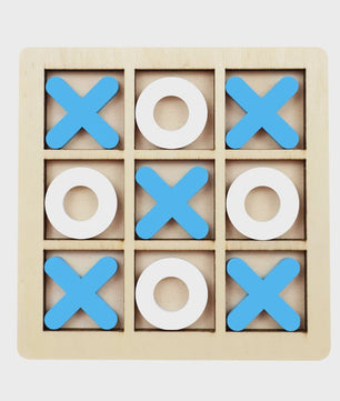 Houten Montessori Boter-kaas-en-eieren Spel: Interactieve Puzzel voor Kinderen - Educatief en Hersentrainend Speelgoed