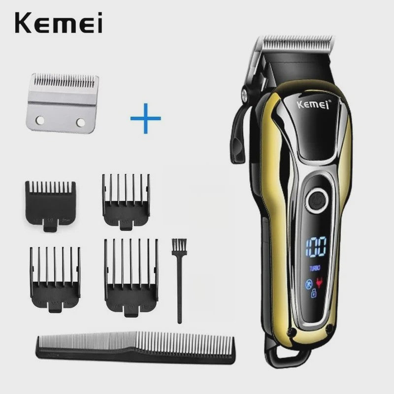 Kemei KM-1990 Professionele Oplaadbare Trimmer voor Huisdieren - Honden & Katten