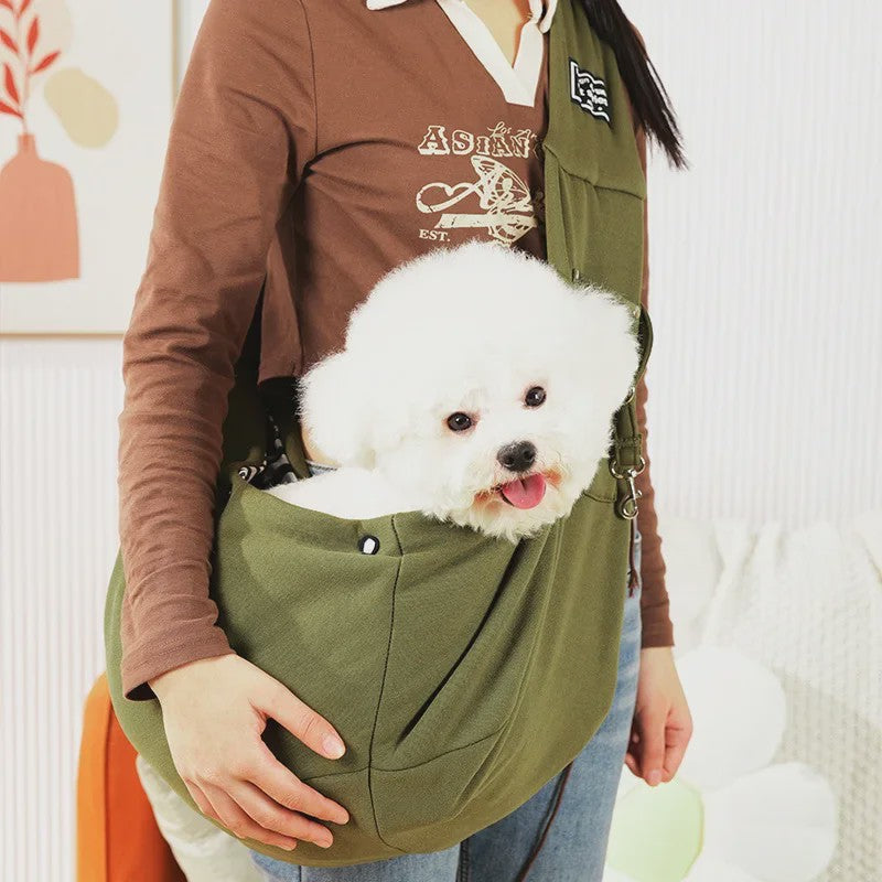 Comfortabele Honden & Katten Draagtas Sling - Ideaal voor Outdoor Reizen & Dagjes Uit