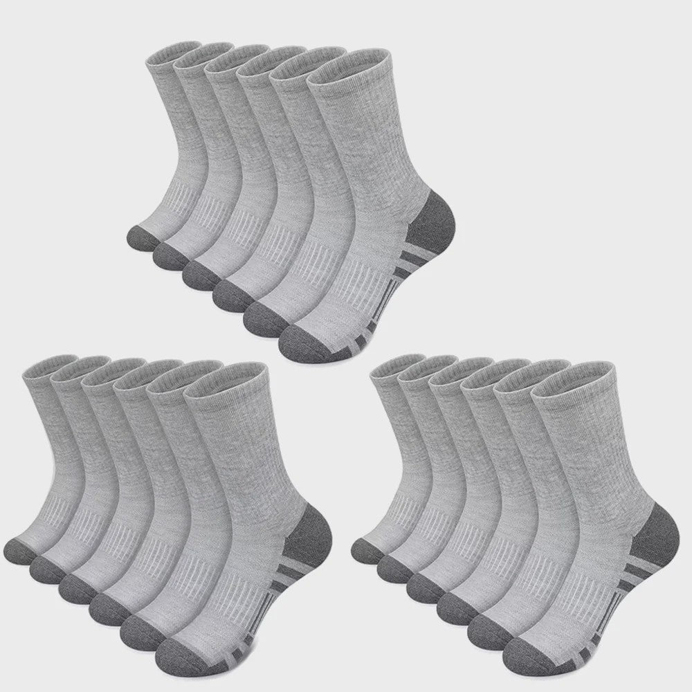 Heren Sportsokken (10/30 paar) - Ademend, Zweetabsorberend & Comfortabel voor Zomer & Sport