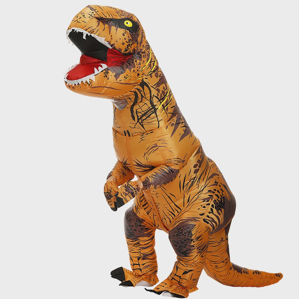 Opblaasbaar T-Rex Dinosaurus Kostuum voor Volwassenen - Perfect voor Feestjes en Halloween