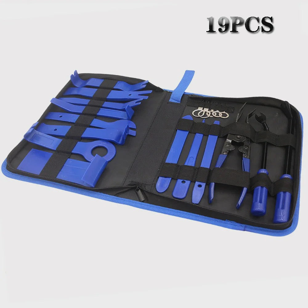 38-delige Auto Interieur Demontage Kit: Kunststof Trim Verwijderaar & Clips Trekker Set