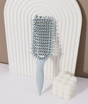 Ventilerende Stylingborstel met Massage-effect - Comfortabele Grip voor Natuurlijk Haar & Pruiken