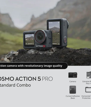 DJI Osmo Action 5 Pro Action Camera - 4K 120FPS, 40MP, Dual Screen, HorizonSteady