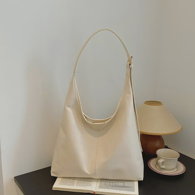 Ruime Vintage Hobo Tas Dames - Stijlvolle Schoudertas voor Dagelijks Gebruik