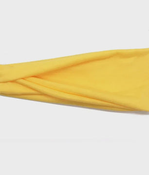 Dames Haarband Twist Katoen - Sportieve Turban Hoofdband met Knoop